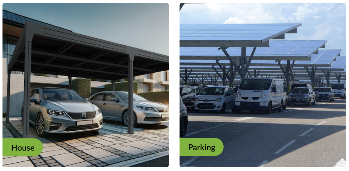 applications solar carport