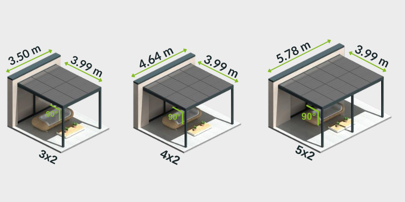 pergola design solaire