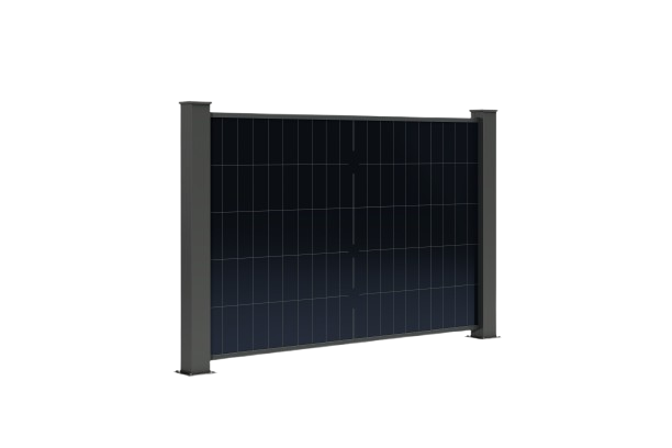 Clôture solaire horizontal