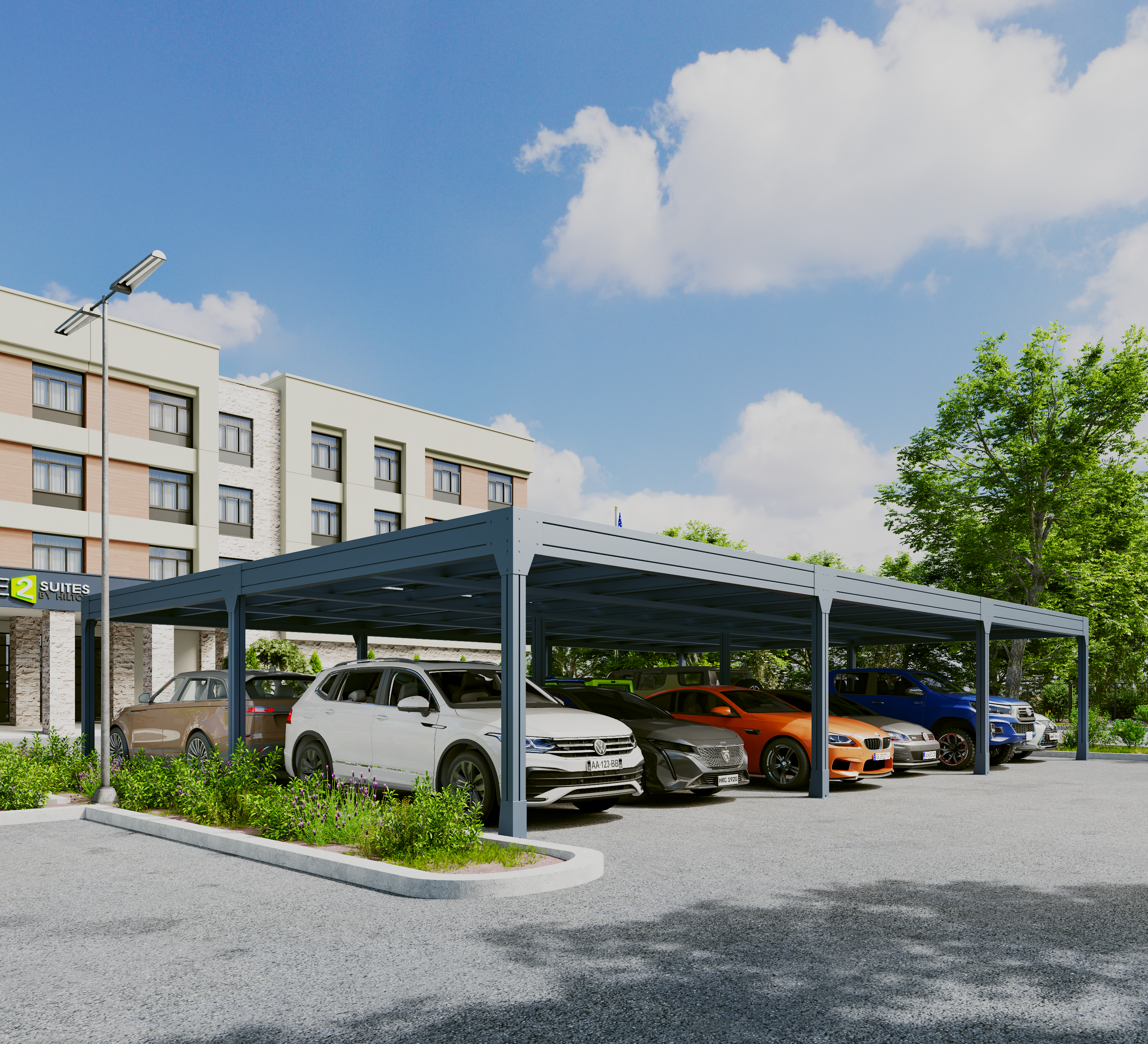 créer un abri de voiture sur mesure / créer un carport sur mesure