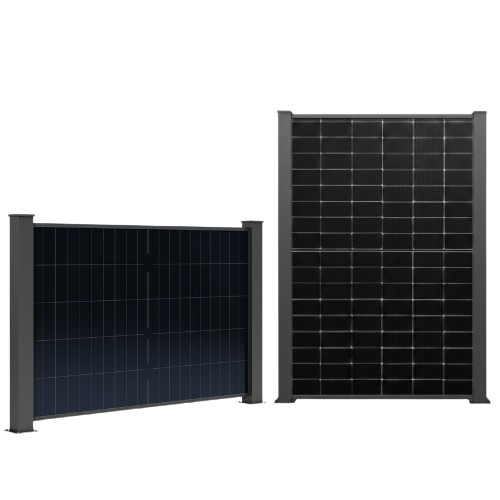 Clôture solaire horizontal