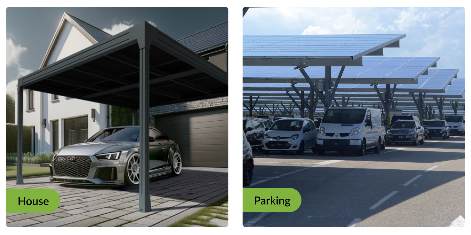 applications solar carport